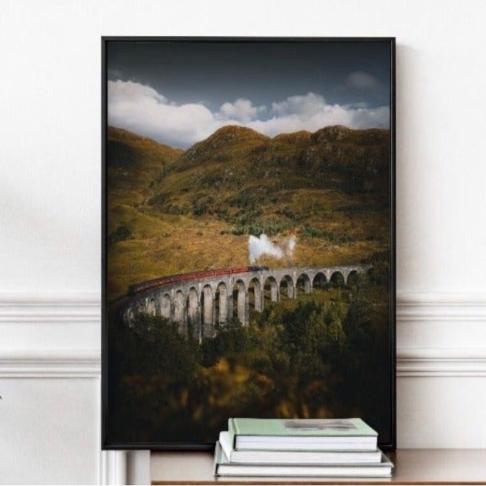 Photography of Glenfinnan Viaduct Harry Potter hogward express